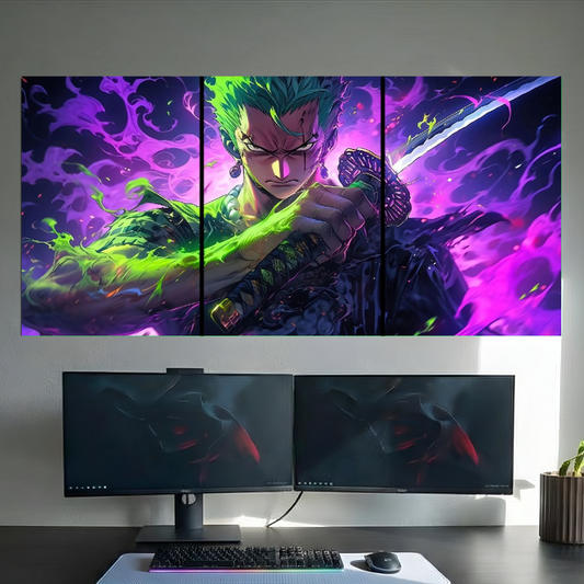 ZORO | FIERCE SAMURAI SWORDSMAN | 3 Piece Set