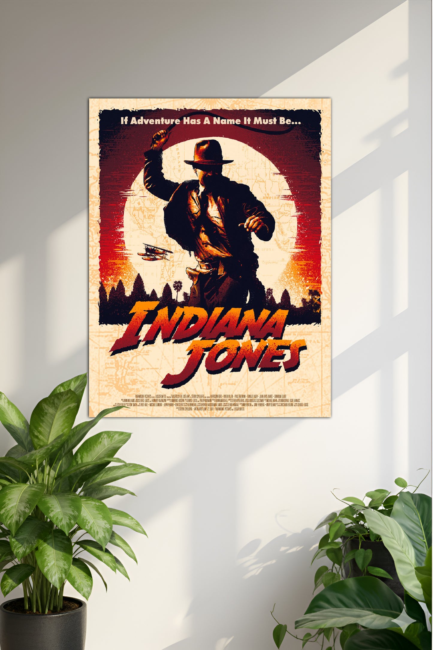 INDIANA JONES | CLASSIC ADVENTURE ICON | SINGLE CANVAS
