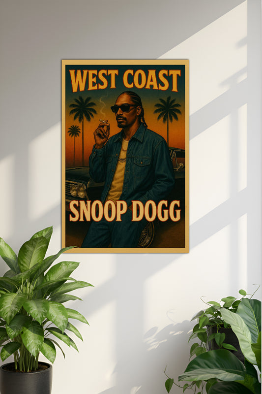 SNOOP DOGG | WEST COAST VIBE | SINGLE CANVAS