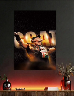 JOHN CENA | WWE GOAT CHAMPION | SINGLE POSTER